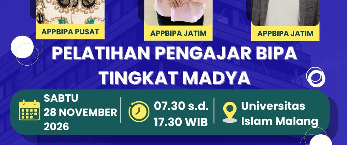 pelatihan pengajar BIPA tingkat Madya dengan APPBIPA